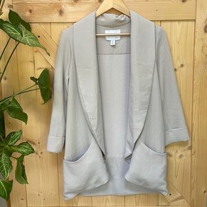 Carolina Belle Montreal long line open taupe Blazer | Small